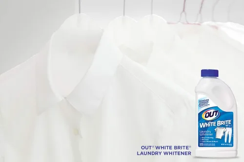 Vista 4 de OUT White Brite - Blanqueador de ropa y gel en aerosol multiusos para quitar manchas de óxido