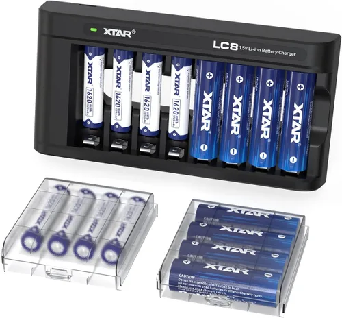 Vista 8 de XTAR Pilas Recargables de Litio - Pilas Recargables de Litio - Pilas Recargables de Litio - Pilas Recargables de Litio - Pilas Recargables de Litio