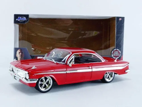 Vista 11 de Jada Toys Fast & Furious 8 - Vehículo de Dom, Chevy Impala, 1:24, moldeado a presión.