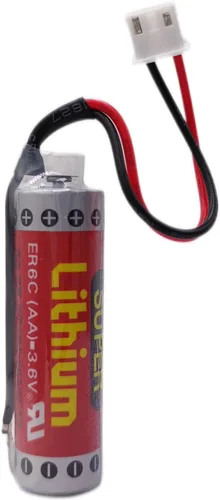 Vista 6 de (10 unidades) 1800mAh ER6C 3.6V PLC Batería AA compatible con ER6C para FX F2-40BL PLC