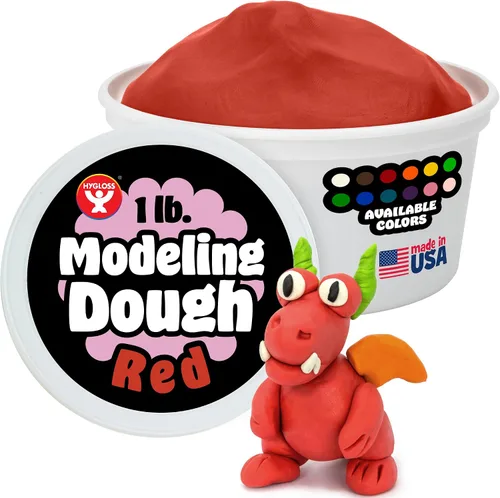 Vista 24 de Hygloss Masa de Modelado para Jugar para Niños – Masa Sensorial Segura y No Tóxica para Artes y Manualidades – Tubo de 1 lb – Arcilla de Jugar