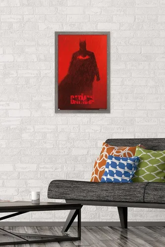Vista 2 de Trends International DC Comics Película El Batman - Póster de presentación con el grupo de Batman, para pared, de una hoja, 14.725 x 22.375 Versión