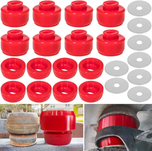 Vista 10 de 7-141 Kit de bujes de montaje en cuerpo y cabina para Chevy Silverado y Sierra 1500/2500 2WD/4WD 1999-2014 Soportes y arandelas de cabina de cuerpo