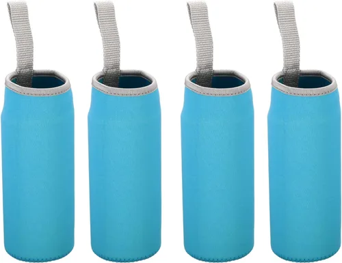Vista 10 de PATIKIL Fundas para botellas de agua, bolsa de transporte con aislamiento de neopreno con correa para el dedo