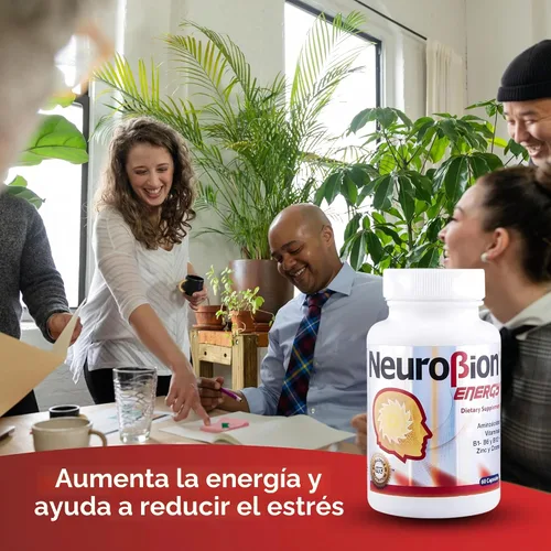 Vista 4 de 60 Cápsulas Neurobion Energy - Aminoácidos Vitamina B1 B2 B6 B12 - Aumenta la Alerta Mental y la Resistencia