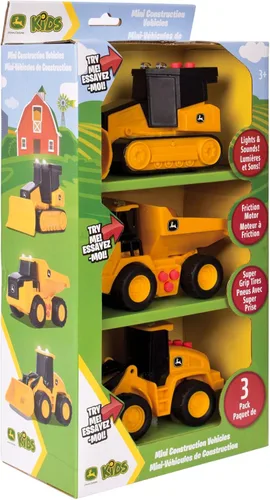 Vista 7 de John Deere Juego de 3 luces realistas y sonido de 5 pulgadas de vehículos de construcción agrícola