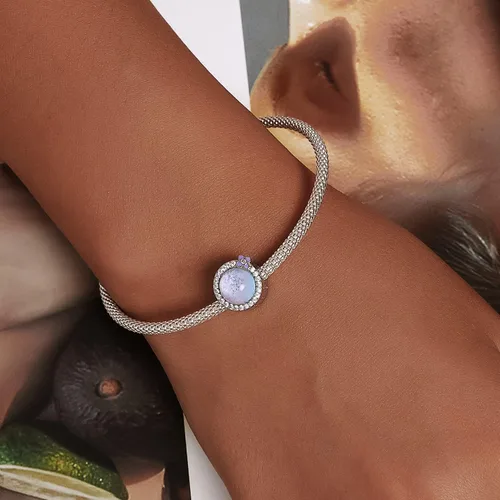Vista 4 de 925 Sterling Silver Bead Charms for Jewelry Bracelets Exquisite Statement Charm for Necklaces for Women and Teen Girls Holiday Christmas Gifts