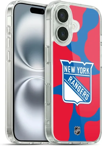Vista 134 de Head Case Designs Funda de gel suave con licencia oficial de la NHL Camouflage New York Rangers compatible con Apple iPhone 7 Plus/iPhone 8 Plus