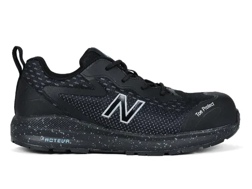 Vista 5 de New Balance Logic - Zapatos de trabajo industriales para mujer, color negroaguamarina, talla 9, cómodos y ligeros, resistentes a riesgos eléctricos
