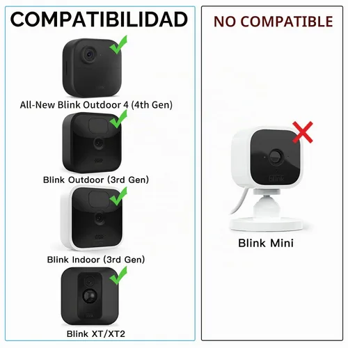 Vista 2 de Cable de alimentación resistente a la intemperie de 30 pies para Blink Outdoor 4 (4.ª generación) y (3ª generación), cable de carga plano