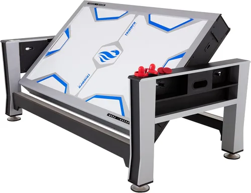 Vista 3 de Mesa de Juegos Múltiples Giratoria 3 en 1 Triumph – Mesa de Juego Giratoria de 84" con Hockey de Aire, Billar y Tenis de Mesa – Juego Completo