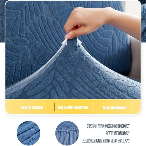 Vista 2 de Fundas de sofá héroe, fundas de sofá relajantes para el hogar, fundas de sofá de héroe, fundas de sofá Soothinghome (azul, funda de almohada)