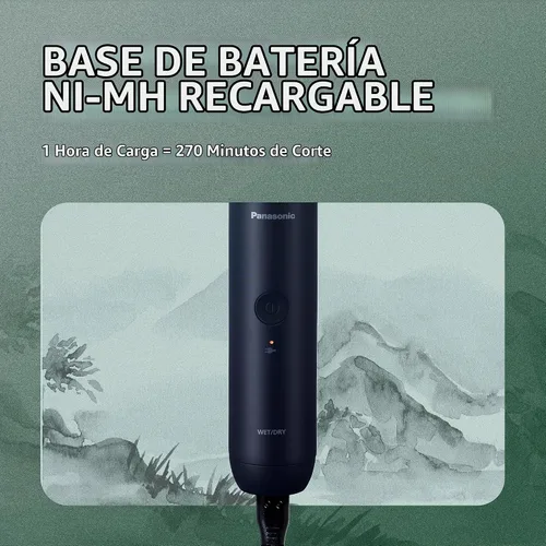 Vista 6 de Panasonic MultiShape - Cortapelos eléctricos para hombre con cuatro accesorios de peine dobles para cortar longitudes de 0.9 a 1.181 in