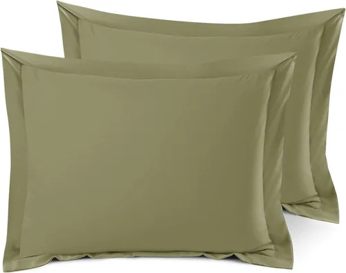 Vista 67 de Nestl Juego de 2 fundas tipo sham de almohada suaves - Fundas de almohada de microfibra de doble cepillado - Fundas de almohada de cama premium