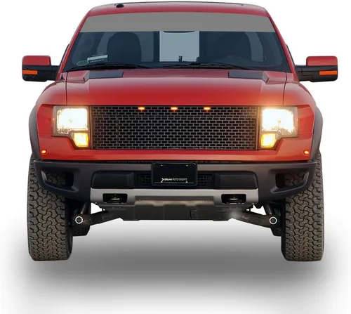 Vista 4 de Calcomanía para parabrisas compatible con Ford F150 Series Raptor 2009-presente (negro)