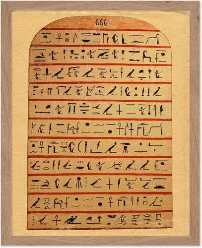 Vista 62 de Poster Master Póster astrológico clásico, impresión de ciencia vintage, regalo para artistas, amigos, el antiguo zodiaco de Egipto, rueda