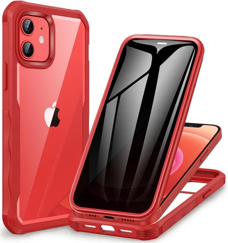 Vista 93 de CENHUFO Funda de privacidad para iPhone 11 Pro, funda de cuerpo completo con protector de pantalla de privacidad de vidrio templado 9H integrado