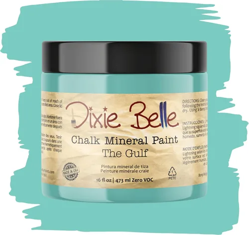 Vista 342 de Pintura para muebles con acabado de tiza Dixie Belle Paint Company - Amatista (4oz) - Pintura mineral de tiza chic púrpura profundo mate