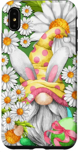 Vista 11 de Funny Easter Gnome Graphic for Women Teachers and Daisy Mom Case for iPhone 17