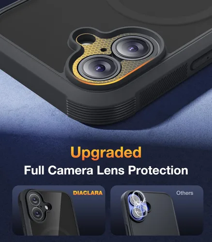 Vista 587 de DIACLARA - Funda transparente compatible con iPhone XR 6.1 pulgadas 2018