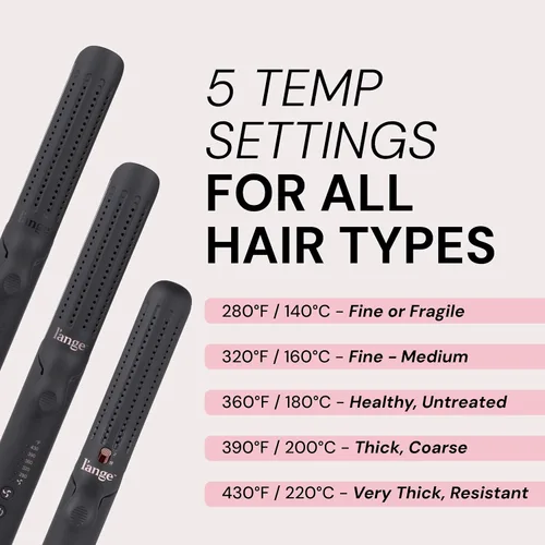 Vista 7 de L'ANGE HAIR Le Duo Estilizador Estándar de Flujo de Aire 360° Varita Rizadora 2 en 1 y Plancha Plana de Titanio Alisadora de Cabello Rizador