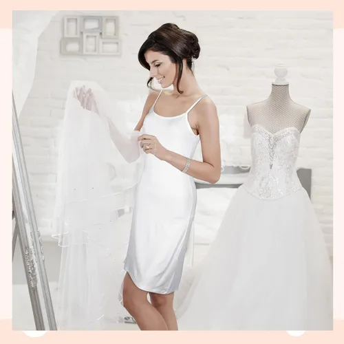 Vista 6 de Hillban Vestido de 3 piezas para mujer, con tirantes delgados ajustables, camiseta larga sin mangas, ropa de noche, suave debajo del vestido