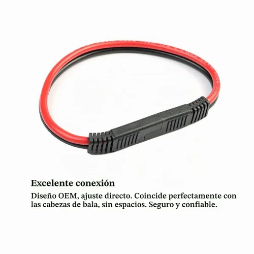 Vista 8 de Paquete de 5 mazos de cables polarizados de desconexión rápida de calibre