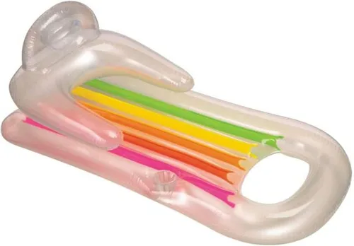 Vista 3 de Intex King Kool Lounge - Tumbona inflable para piscina con reposacabezas (par)