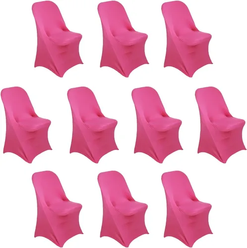 Vista 35 de Efavormart - Funda para silla plegable elástica de elastano, ajustable, para cenas, eventos, bodas, fiestas, banquetes, catering, color beige