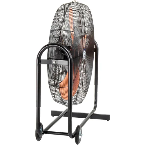 Vista 2 de Global Industrial Ventilador de tambor portátil de 36 pulgadas, accionamiento directo, 13,300 CFM, 2/3 HP, 2 velocidades, 120 V, ventilador