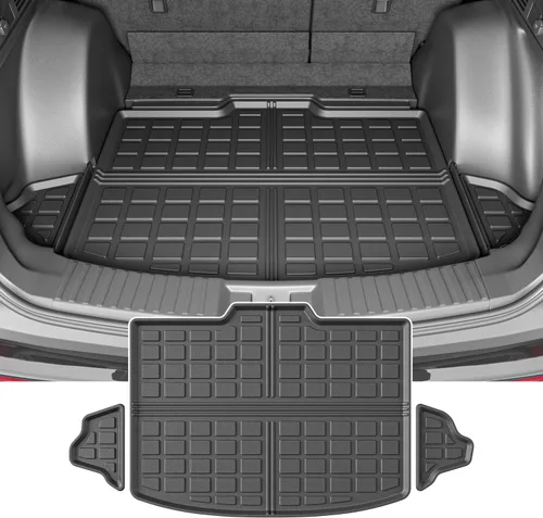 Vista 11 de powoq - Alfombrilla para maletero compatible con Honda CRV 2012-2016, revestimiento para cajuela TPE, alfombrilla de carga de repuesto para Honda