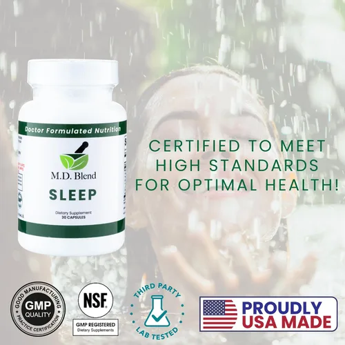 Vista 5 de Suero para ojos Sleep + Plant Suplemento natural con L-teanina, Ashwagandha, magnesio, raíz de valeriana, melatonina, fórmula que no forma hábito