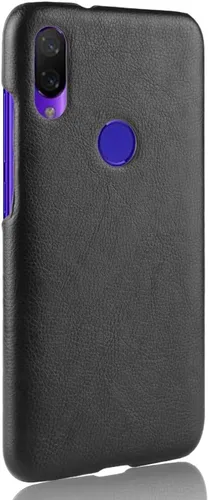 Vista 3 de Funda de teléfono para Xiaomi Redmi Note 7, [piel sintética]+[plástico duro] para Xiaomi Redmi Note 7 Funda Protectora, Antideslizante a prueba