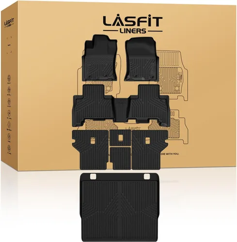 Vista 11 de LASFIT Alfombrillas de piso para Toyota Tacoma 2008-2011 Cabina de Acceso Transmisión Automática, Forro de Piso de Ajuste Personalizado para Todo