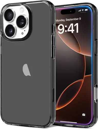 Vista 26 de JJGoo Funda transparente compatible con iPhone 15 Pro, funda de teléfono de TPU suave y transparente, funda antigolpes transparente a prueba