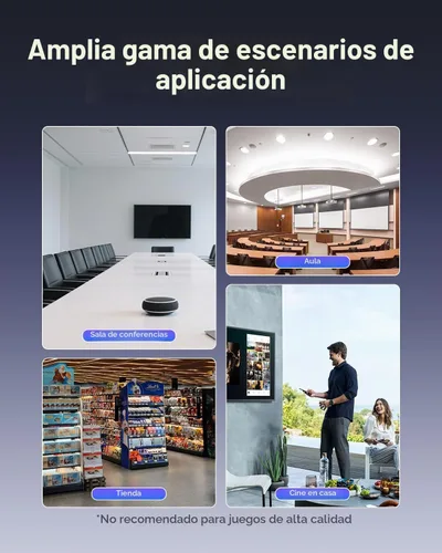 Vista 8 de SVBONY Transmisor y receptor HDMI inalámbrico, transmisor de pantalla LED de 5.8G, salida de video Ultra HD de 1080P/60Hz, extensor HDMI inalámbrico