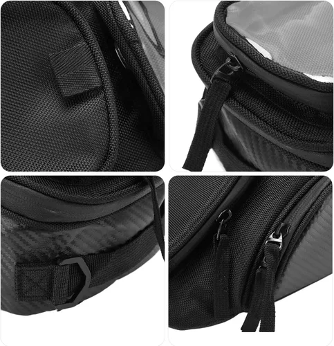 Vista 8 de Aramox Bolsa universal para motocicleta, mochila decorativa, impermeable, tela Oxford para montar, Popular