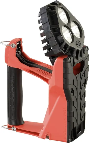 Vista 5 de Streamlight 44311 Vulcan 180 LED linterna recargable AC/DC cargador 1200 lúmenes, naranja - 1200 lúmenes