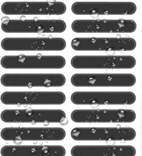 Vista 2 de 20 piezas de malla antipolvo para altavoces, red protectora de alta densidad para iPhone Android tipo C, cubierta antipolvo flexible para puerto