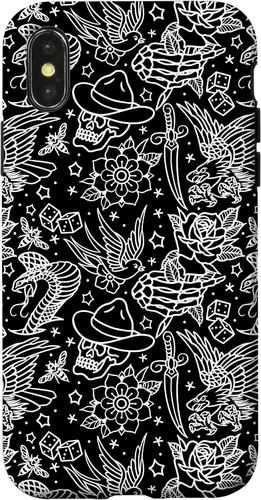 Vista 5 de Funda de arte de tatuaje tradicional americano para iPhone 17