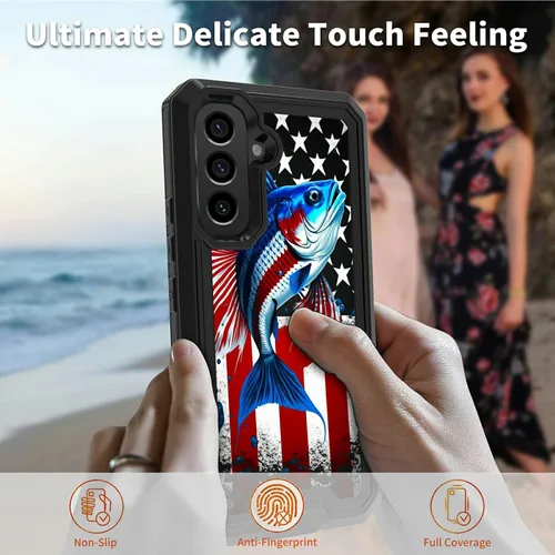 Vista 6 de Funda para Samsung S23 FE Galaxy S23 FE 2 en 1 PC duro de doble capa TPU suave a prueba de golpes Funda protectora para Samsung Galaxy S23 FE 6.4