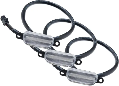 Vista 4 de ORACLE Lighting 5889-005-C Kit de luces LED universales ámbar con lente transparente estilo pre-corredor, estilo elegante y agresivo, sin