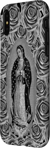 Vista 8 de Funda para iPhone 11 Nuestra Señora Virgen De Guadalupe Virgen María Floral