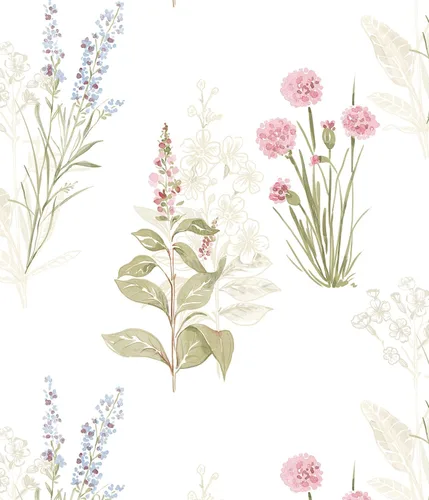 Vista 9 de Orainege Papel tapiz floral para despegar y pegar, papel de contacto bohemio de 16.9 x 118.1 pulgadas, papel de pared autoadhesivo extraíble
