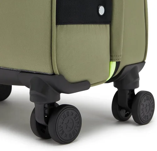 Vista 7 de Kipling Equipaje de mano pequeño espontáneo con ruedas, Strong Moss C