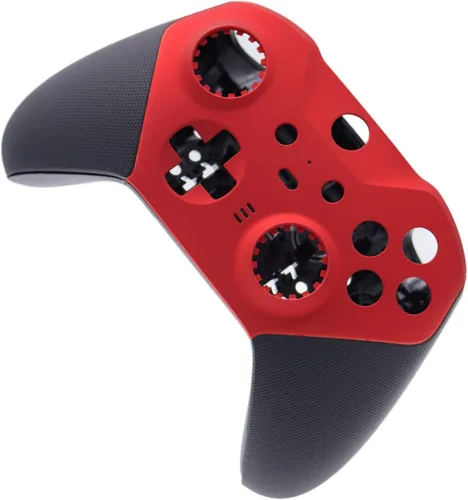 Vista 6 de Deal4GO Cubierta frontal de carcasa frontal con carcasa trasera Kit de repuesto para controlador Xbox One Elite 2 Modelo 1797 (rojo)