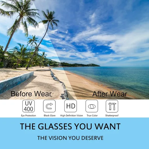 Vista 5 de OTICALA Gafas de sol de gran tamaño para mujer, parte superior plana, elegantes, grandes y cuadradas