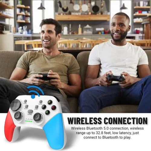 Vista 13 de arVin Game Controller for iPhone/iOS/Android/PC/Steam Deck with Phone Holder, Turbo, Wireless Gamepad Joystick for iPhone