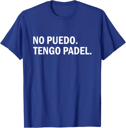 Vista 27 de Camiseta de jugador divertido No Puedo Tengo Padel Hobby