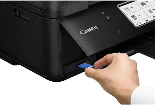 Vista 3 de Canon TR8520 Impresora todo en uno para oficina en casa Inalámbrica Impresión móvil Impresión de fotos y documentos, compatible
